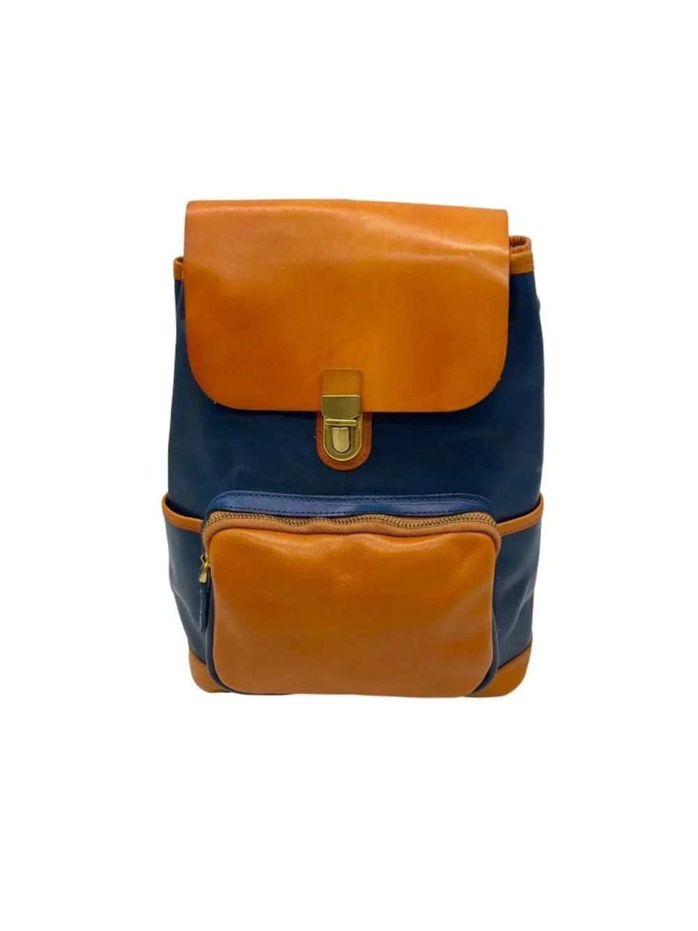 Old Trend Blue Genuine Leather Out West Backpack